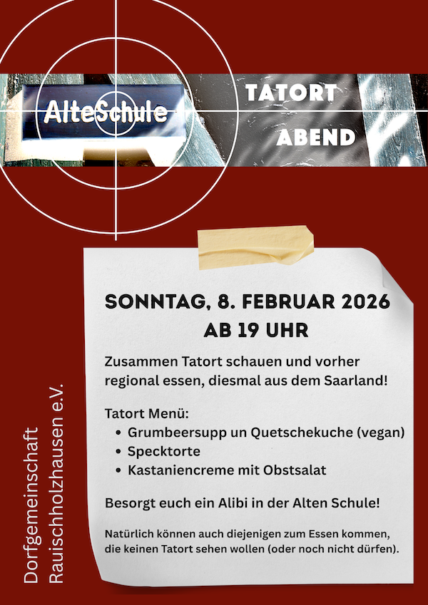 Tatortabend Alte Schule RHH