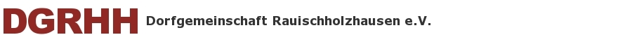 DRGHH - Dorfgemeinschaft Rauischholzhausen e.V. Logo